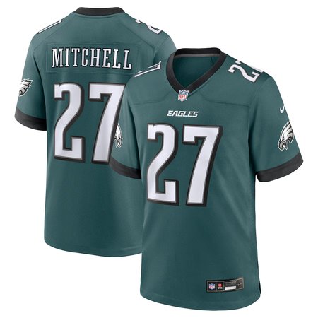 Men's Nike Quinyon Mitchell Midnight Green Philadelphia Eagles Player Game Jersey